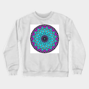 Turquoise mandala Crewneck Sweatshirt